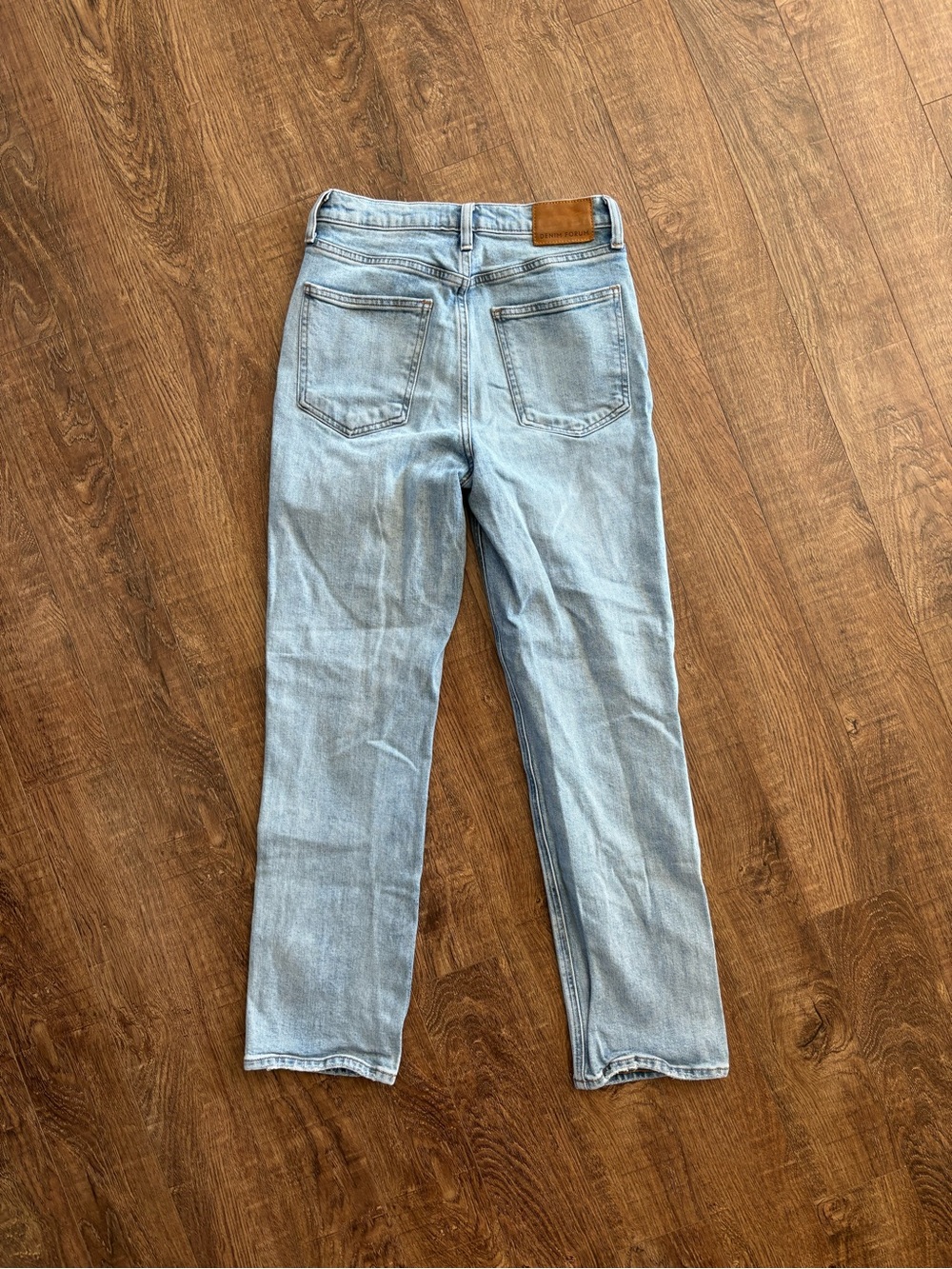 Denim Forum Arlo High Ruse Straight 28L Women's Jeans - Picture 8 of 8